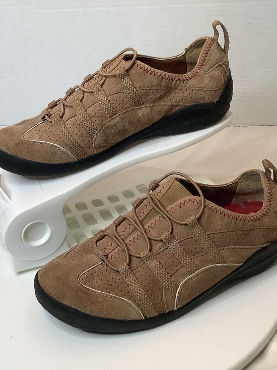 Drexlite Shoes - EUC Drexlite Leather classics sz. 6 brown with red stitches sneakers flats